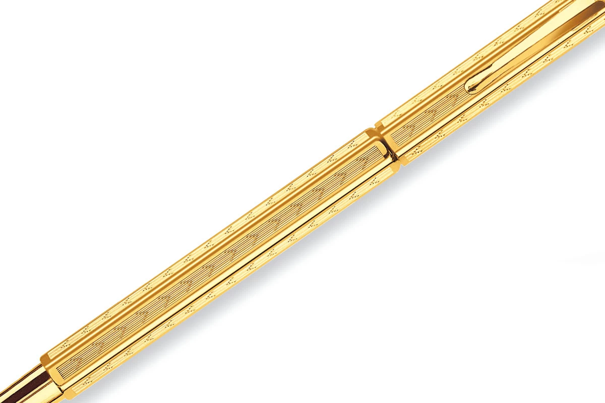 Caran D'Ache Ecridor Chevron Verguld Vulpen 2 Caran D'Ache Ecridor Chevron Verguld Vulpen - Afbeelding 2