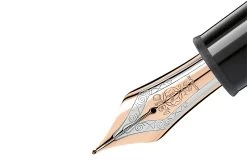 Montblanc Meisterstück 149 Red Gold Vulpen -Pen Winkel 112666 Montblanc Meisterstuck 149 Red Rose Gold Coated Fountain Pen 3