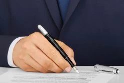 Montblanc Meisterstück Geometry Doué Classique Platinum Vulpen -Pen Winkel 118078 Montblanc Meisterstuck Doue Geometry Classique Fountain Pen 4