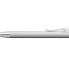 Graf Von Faber-Castell Guilloche Rhodium Balpen