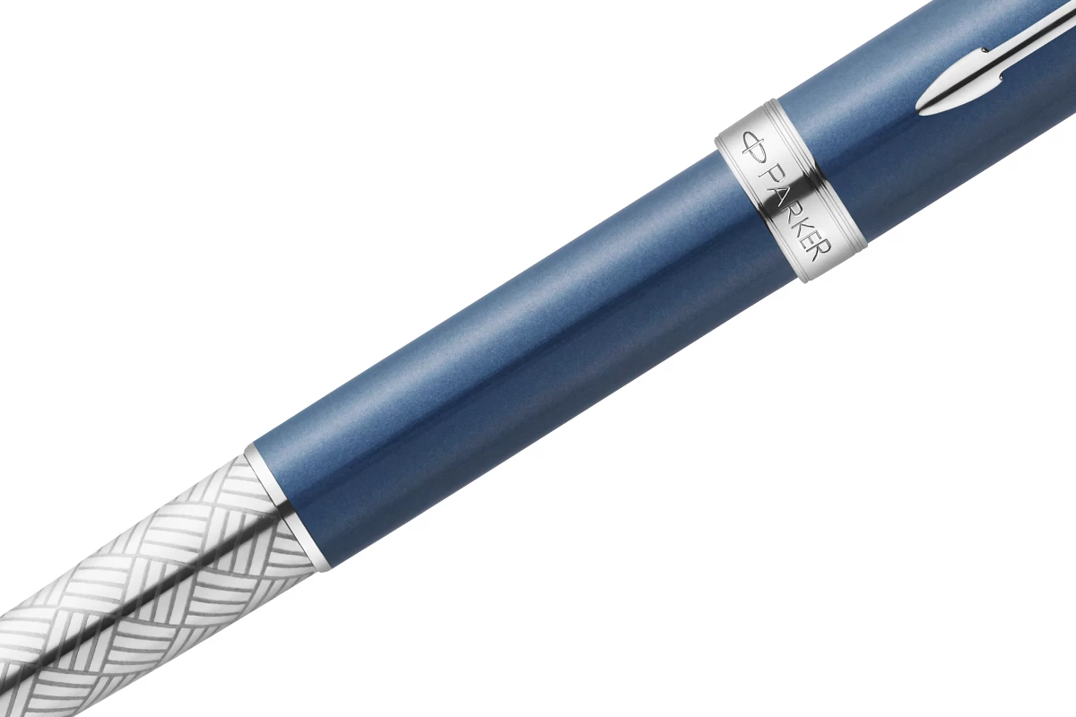 Parker® Parker Sonnet EXC Blauw Custom SHL 18K Vulpen 2 Parker® Parker Sonnet EXC Blauw Custom SHL 18K Vulpen - Afbeelding 2