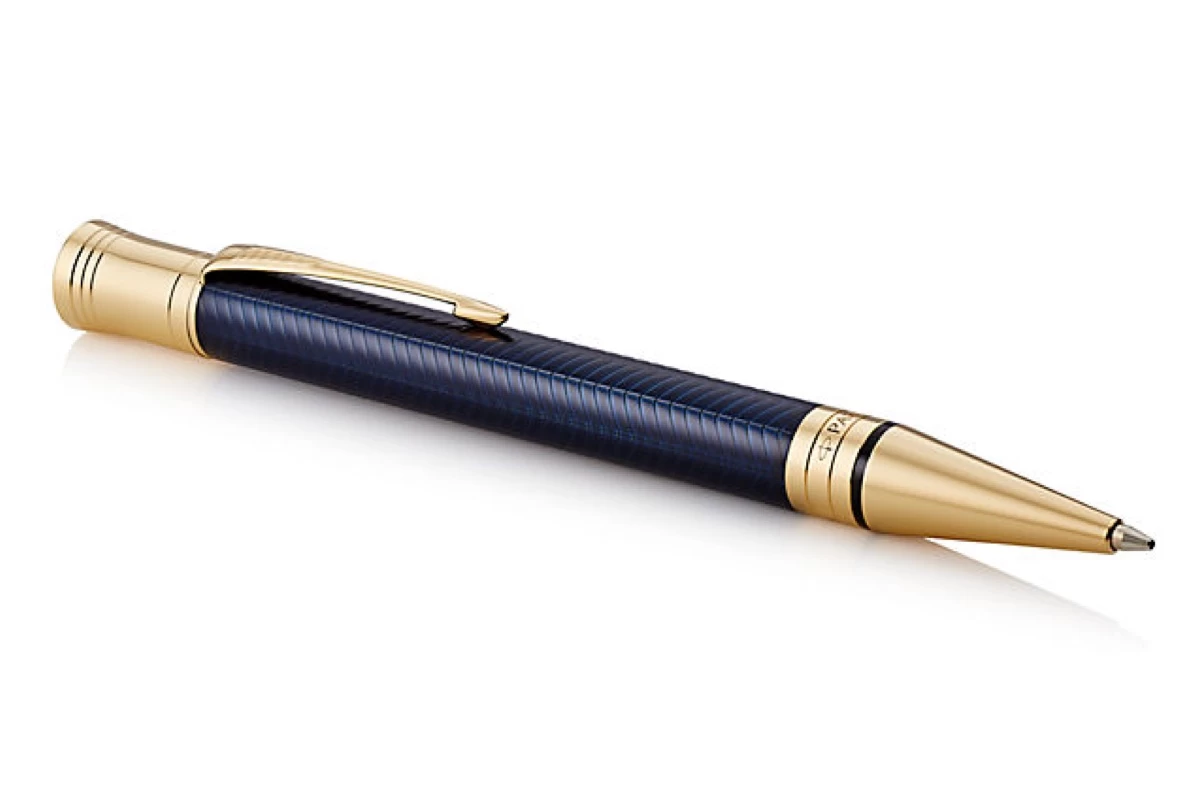 Parker® Parker Duofold Prestige Blue Chevron Balpen 2 Parker® Parker Duofold Prestige Blue Chevron Balpen - Afbeelding 2