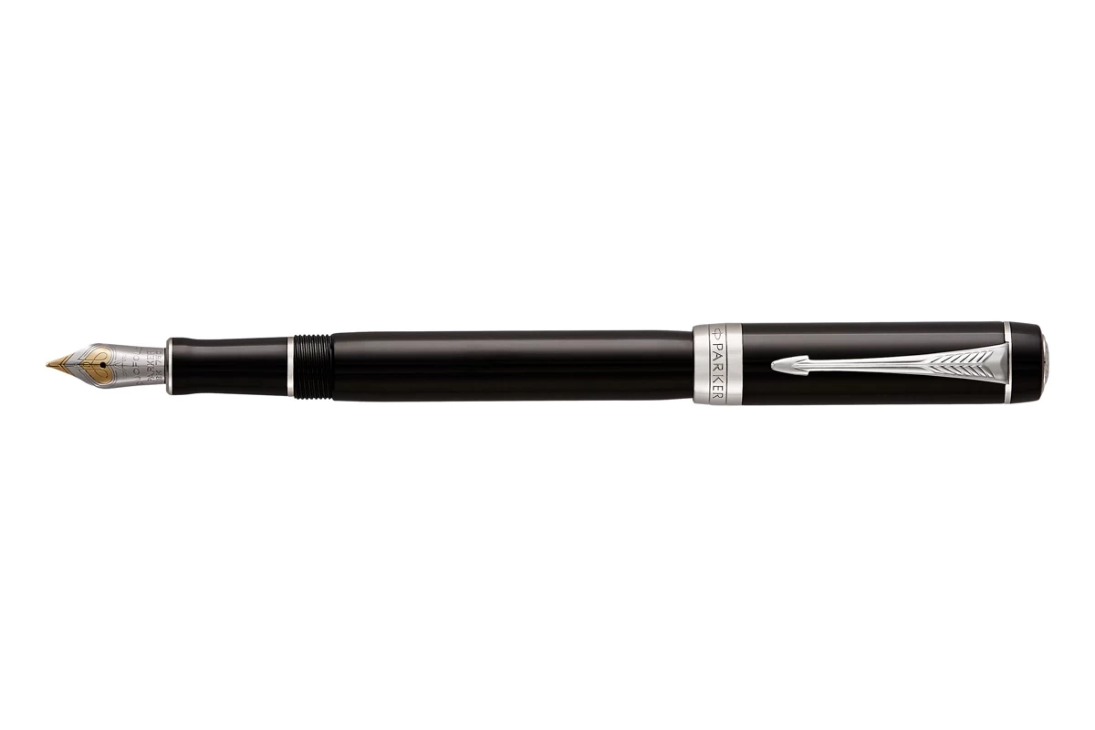 Parker® Parker Duofold Classic Black CT International Vulpen 1 Parker® Parker Duofold Classic Black CT International Vulpen