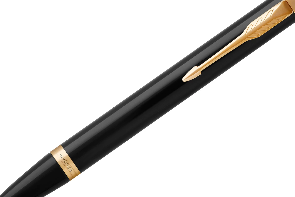 Parker® Parker IM Black Lacquer GT Balpen 2 Parker® Parker IM Black Lacquer GT Balpen - Afbeelding 2
