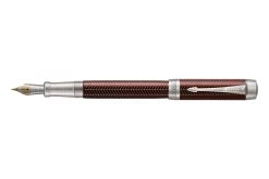 Parker® Parker Duofold Prestige Burgundy Chevron Centennial Vulpen