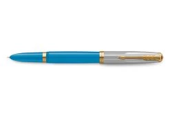 Parker® Parker 51 Premium Turquoise GT Vulpen -Pen Winkel 2169078 Parker 51 2022 Blue FP 5