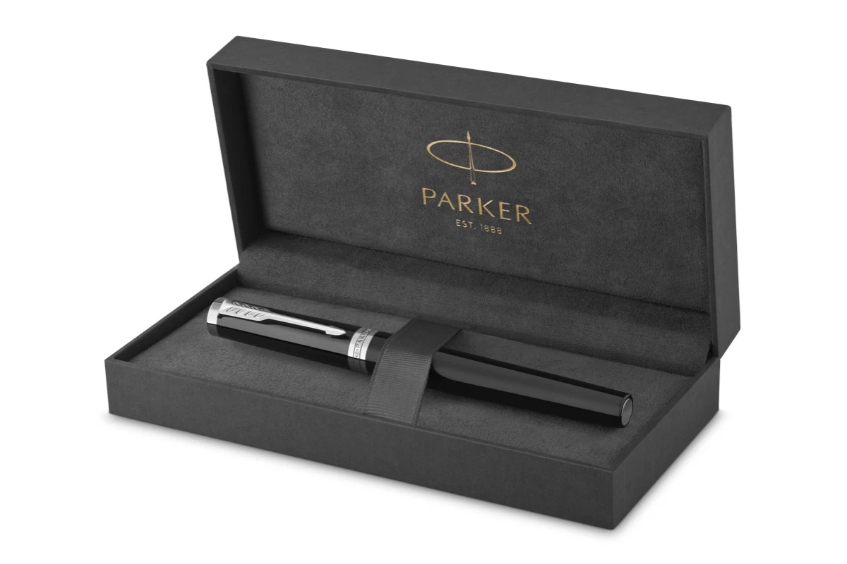 Parker® Parker Ingenuity Black Lacquer CT Vulpen 5 Parker® Parker Ingenuity Black Lacquer CT Vulpen - Afbeelding 5