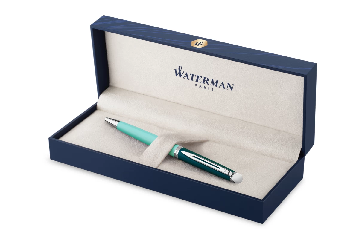 Waterman Hémisphère Colour Blocking Green CT Balpen 4 Waterman Hémisphère Colour Blocking Green CT Balpen - Afbeelding 4