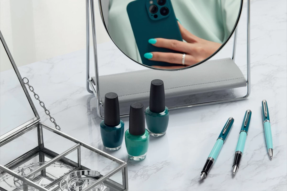 Waterman Hémisphère Colour Blocking Green CT Balpen 6 Waterman Hémisphère Colour Blocking Green CT Balpen - Afbeelding 6