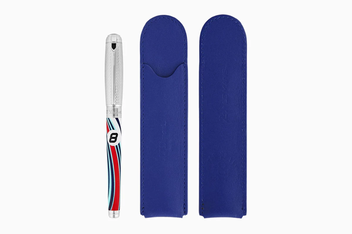 S.T. Dupont X 24H Le Mans Line D Large White Vulpen/Rollerball 5 S.T. Dupont X 24H Le Mans Line D Large White Vulpen/Rollerball - Afbeelding 5