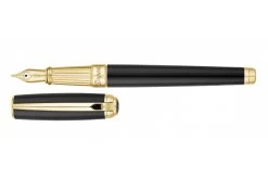 S.T. Dupont Line D Large Black GT Vulpen -Pen Winkel 410101L S T Dupont D Line Large Fountain Pen Black GT 3