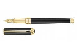 S.T. Dupont Line D Medium Black GT Vulpen -Pen Winkel 410101M S T Dupont D Line Fountain Pen Medium Black GT 3