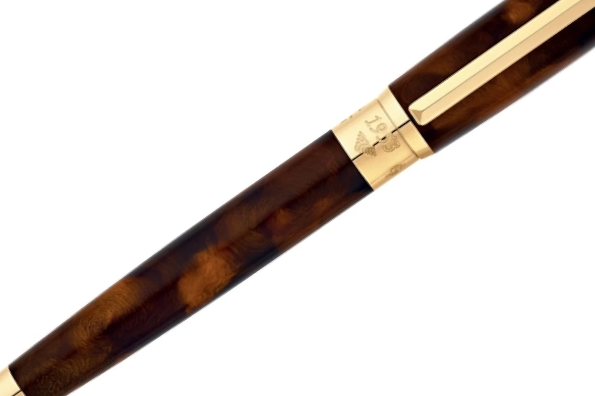 S.T. Dupont D-Line Atelier Brown Balpen 2 S.T. Dupont D-Line Atelier Brown Balpen - Afbeelding 2