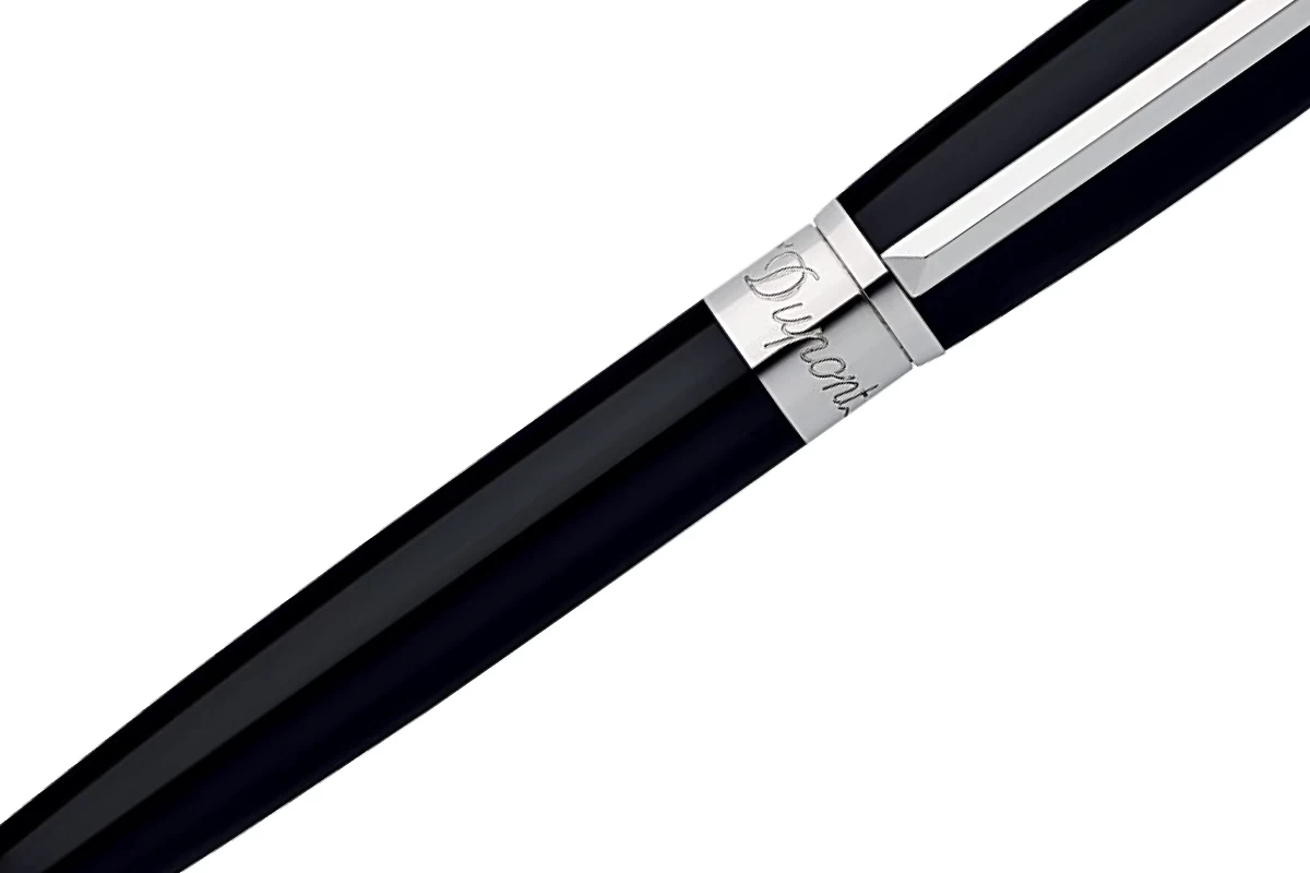 S.T. Dupont D-Line Lak Zwart Balpen 2 S.T. Dupont D-Line Lak Zwart Balpen - Afbeelding 2