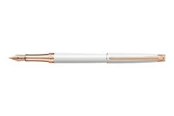 Caran D'Ache Léman Slim White Rosegold Vulpen