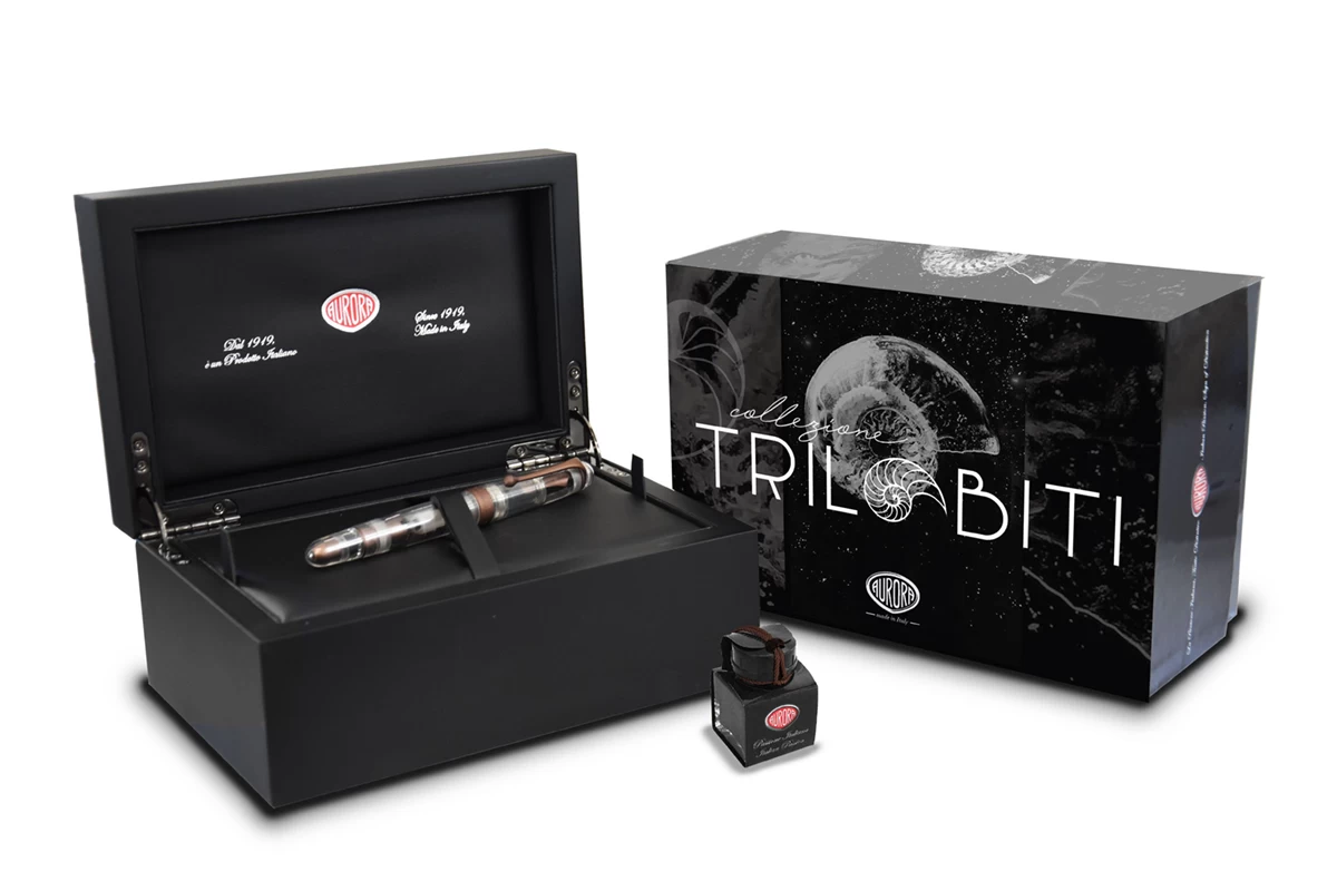 Aurora Trilobiti Cioccolato Chocolate Limited Edition Vulpen 5 Aurora Trilobiti Cioccolato Chocolate Limited Edition Vulpen - Afbeelding 5