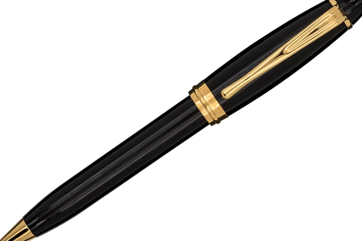 Aurora Ipsilon Black Lacquer GT Balpen 2 Aurora Ipsilon Black Lacquer GT Balpen - Afbeelding 2