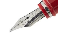 Aurora Ipsilon Deluxe Resin Red Vulpen -Pen Winkel Aurora deluxe nib red