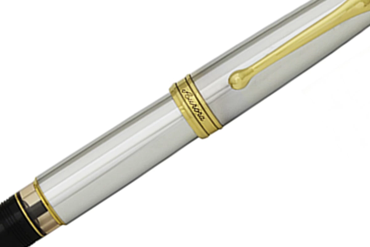 Aurora 88 Anniversario Vulpen Silver Flexnib 2 Aurora 88 Anniversario Vulpen Silver Flexnib - Afbeelding 2