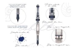 Aurora Trilobiti Cobalt Demo Limited Edition Vulpen -Pen Winkel Aurora20trilobiti fp 3