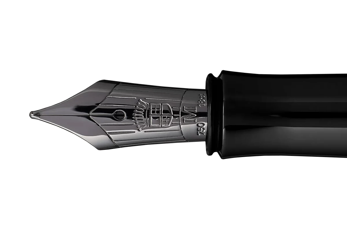 Graf Von Faber-Castell Guilloche Black Edition Vulpen 3 Graf Von Faber-Castell Guilloche Black Edition Vulpen - Afbeelding 3