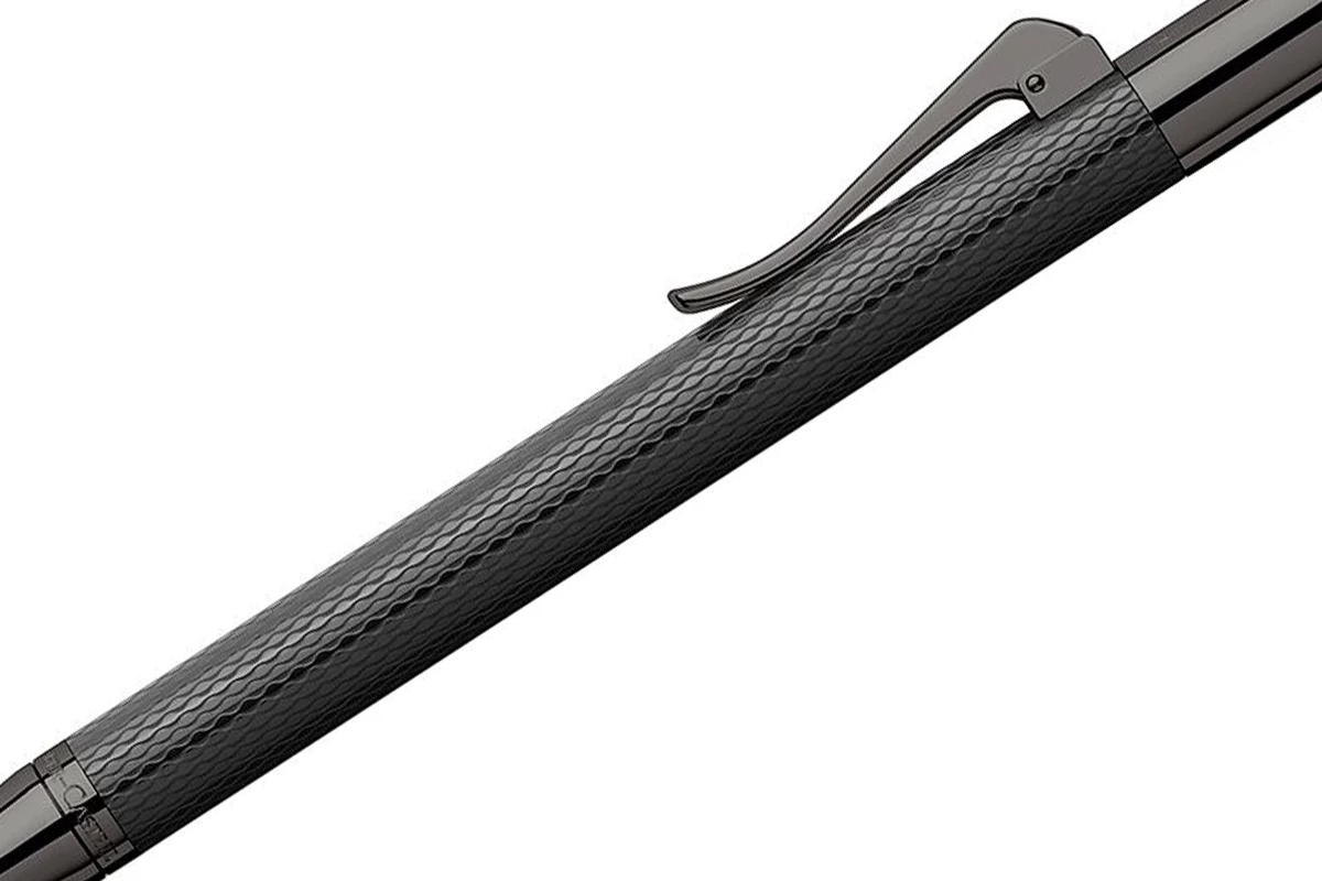 Graf Von Faber-Castell Guilloche Black Edition Balpen 2 Graf Von Faber-Castell Guilloche Black Edition Balpen - Afbeelding 2