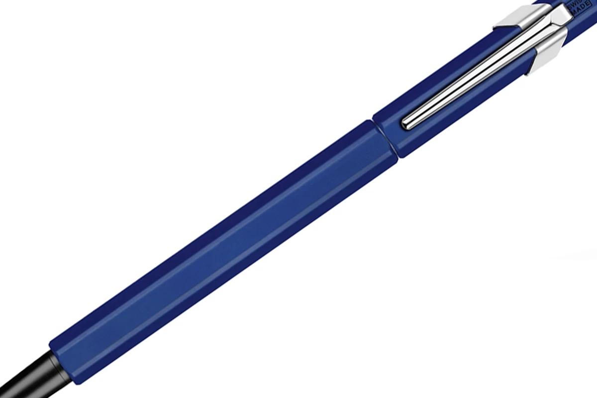 Caran D'Ache 849 Blue Vulpen 2 Caran D'Ache 849 Blue Vulpen - Afbeelding 2