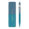 Caran D'Ache 849 Paul Smith Cyan/Steel Balpen