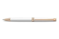 Caran D'Ache Léman Slim White Rose Gold Vulpotlood