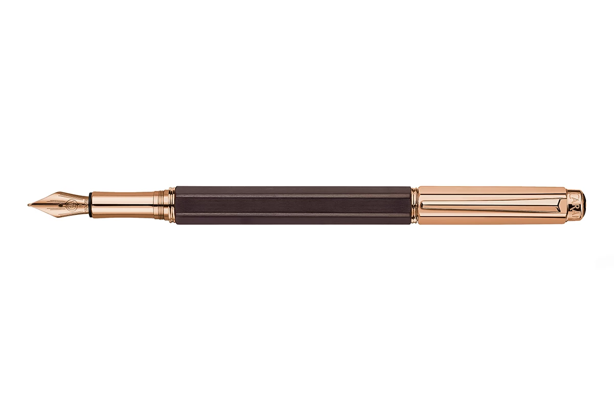 Caran D'Ache Varius Ebony Rose Gold Vulpen 1 Caran D'Ache Varius Ebony Rose Gold Vulpen
