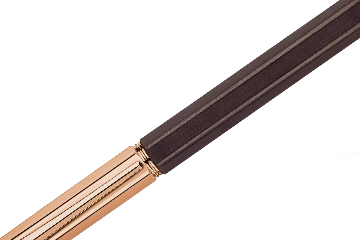 Caran D'Ache Varius Ebony Rose Gold Vulpen 2 Caran D'Ache Varius Ebony Rose Gold Vulpen - Afbeelding 2