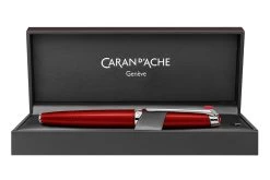 Caran D'Ache Léman Rouge Carmin Vulpen -Pen Winkel Caran d ache leman rouge carmin fountain pen box
