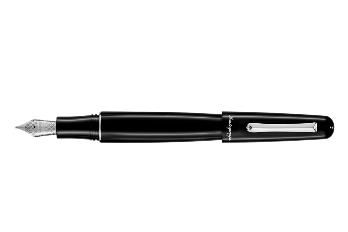 Montegrappa Elmo 01 Zwart Vulpen 1 Montegrappa Elmo 01 Zwart Vulpen
