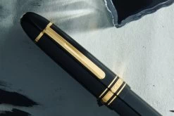 Montblanc Meisterstück 149 Gold-Coated Calligraphy Curved Nib Vulpen -Pen Winkel Montblanc 149 Calligraphy Curved Nib FP 8
