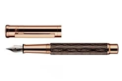 Otto Hutt Design 04 Rosegold Wave Black Vulpen