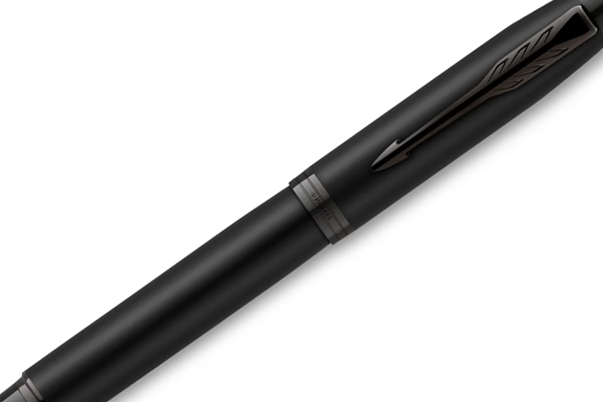 Parker® Parker IM Achromatic Matte Black Vulpen 2 Parker® Parker IM Achromatic Matte Black Vulpen - Afbeelding 2