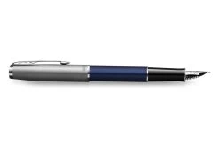 Parker® Parker Sonnet Sand Blasted Blue Vulpen -Pen Winkel Parker Sonnet Sandblasted Blue FP 4