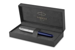 Parker® Parker Sonnet Sand Blasted Blue Vulpen -Pen Winkel Parker Sonnet Sandblasted Blue FP 5