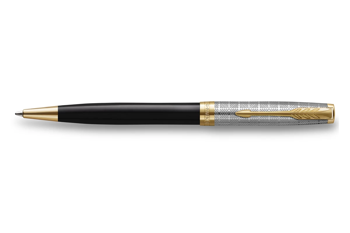 Parker® Parker Sonnet Metal Black GT Balpen 1 Parker® Parker Sonnet Metal Black GT Balpen