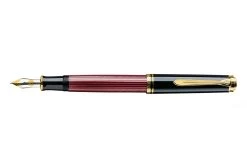 Pelikan Souverän M400 Zwart/Rood Vulpen