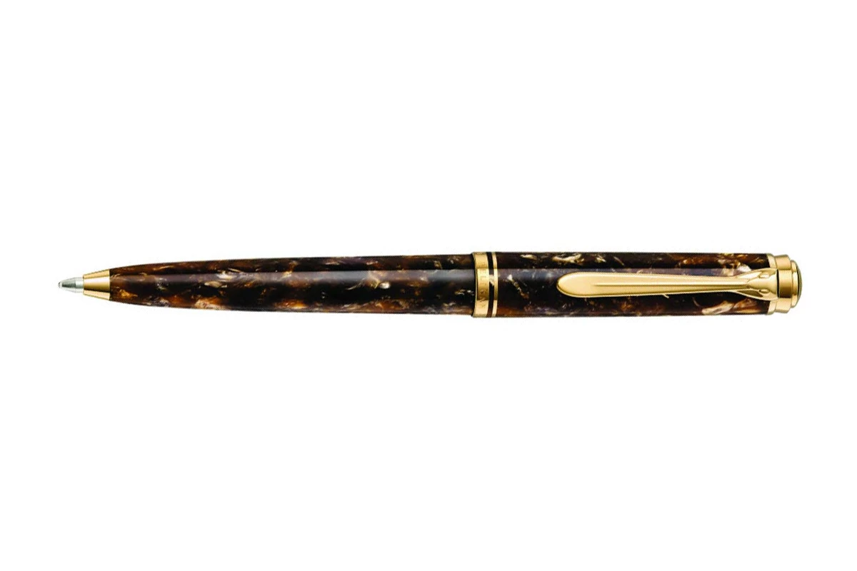 Pelikan Souverän K800 Renaissance Brown Balpen 1 Pelikan Souverän K800 Renaissance Brown Balpen