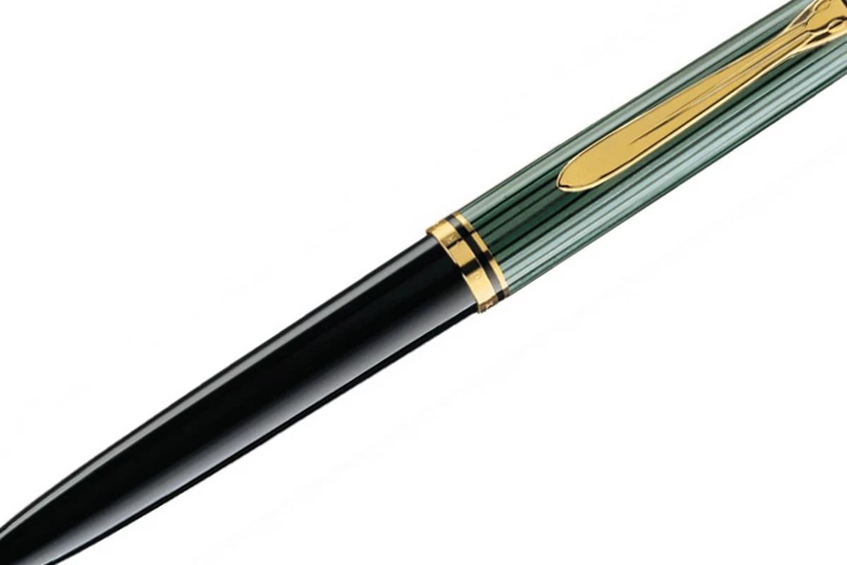 Pelikan Souverän K800 Zwart/Groen Balpen 2 Pelikan Souverän K800 Zwart/Groen Balpen - Afbeelding 2