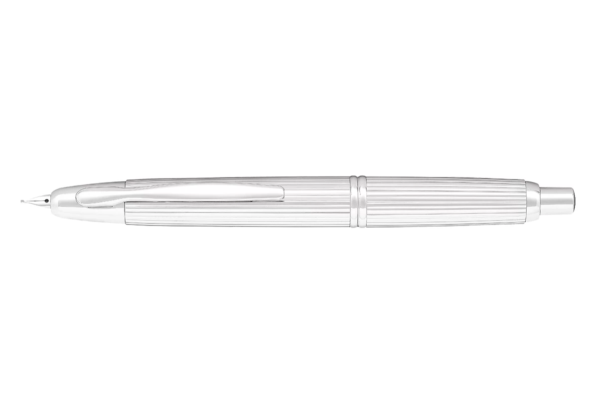 Pilot Capless Silver Striped Vulpen 1 Pilot Capless Silver Striped Vulpen