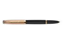 Parker® Parker 51 Deluxe Black GT Vulpen -Pen Winkel PreBlack20Cap20Back