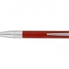 S.T. Dupont D-Initial Red Chrome Balpen
