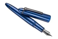 Sailor 1911 Ringless Metallic 'Simply Blue' Vulpen 6 Sailor 1911 Ringless Metallic 'Simply Blue' Vulpen -Pen Winkel Sailor Ringless Simply Blue 3