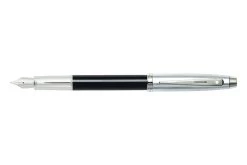 Sheaffer 100 Brushed Chrome Black Vulpen