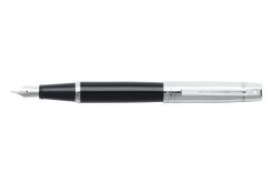 Sheaffer 300 Glossy Black Shiny Chrome Vulpen