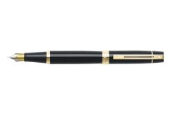 Sheaffer 300 Glossy Black Gold Trim Vulpen