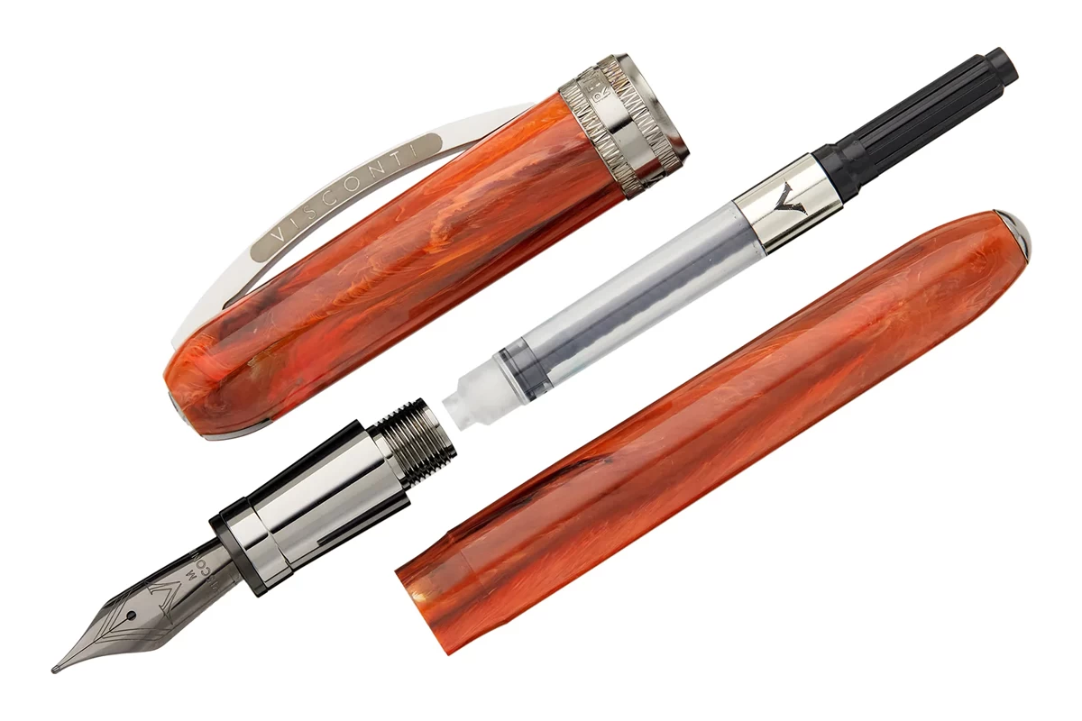 Visconti Rembrandt "S" Orange Vulpen 4 Visconti Rembrandt "S" Orange Vulpen - Afbeelding 4